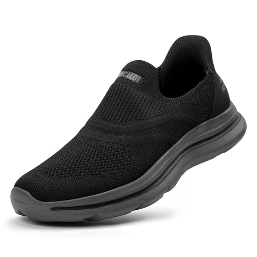 ODCKOI Slip on Sneaker Herren Ohne Schnürsenkel Schuhe Outdoor Sportschuhe Laufschuhe Leichtgewichts Atmungsaktiv Hand-Free Freizeit Straßenlaufschuhe Schwarz Grau HEISE-HUIDI-39 ODCKOI Slip on Sneaker Herren Ohne Schnürsenkel Schuhe Outdoor Sportschuhe Laufschuhe Leichtgewichts Atmungsaktiv Hand-Free Freizeit Straßenlaufschuhe Schwarz Grau HEISE-HUIDI-39 von ODCKOI