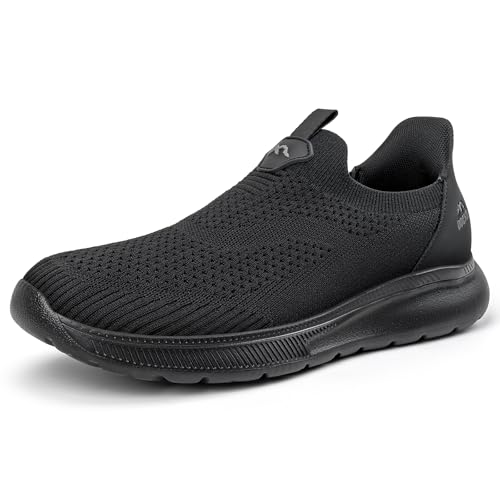 ODCKOI Sneaker Herren Ohne Schnuersenkel Slip-on Schuhe Mesh Atmungsaktiv Leicht Laufschuhe Sportschuhe Bequem Turnschuhe Leichtgewichts Outdoor Joggingschuhe-QUANHEI-44 von ODCKOI