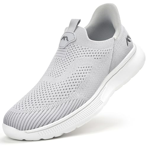 ODCKOI Sneaker Herren Slip on Sneaker - Leichte Atmungsaktive Herren Sportschuhe Ohne Schnürsenkel Leichtgewicht Turnschuhe Mesh Freizeitschuhe Casual Bequem Schlupfschuhe-QIANHUI-47 von ODCKOI