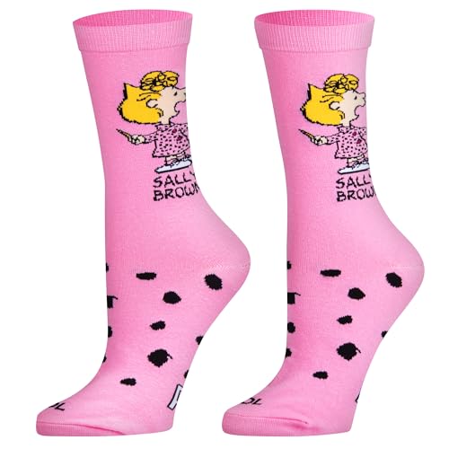 Coole Socken Damen Sally Brown Peanuts Comic Strip Fun Classic Charakter Geschenk Erwachsene, Sally Brown, Medium von ODD SOX
