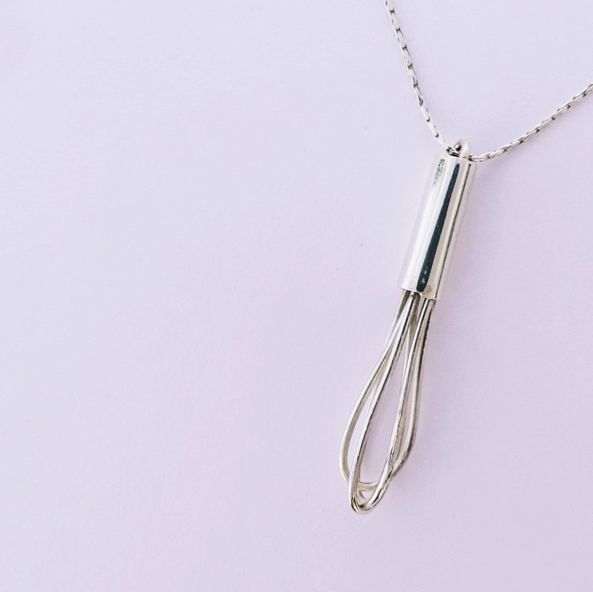 Schneebesen Anhänger Halskette Schimmernder Koch Bäcker Schmuck Geschenk Schneebesen Anhänger Halskette Schimmernder Koch Bäcker Schmuck Geschenk von ODENIjewelry