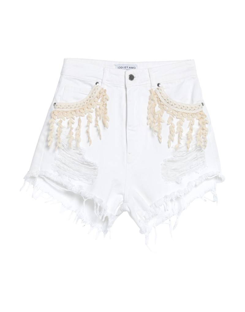 ODI ET AMO Jeansshorts Damen Weiß von ODI ET AMO