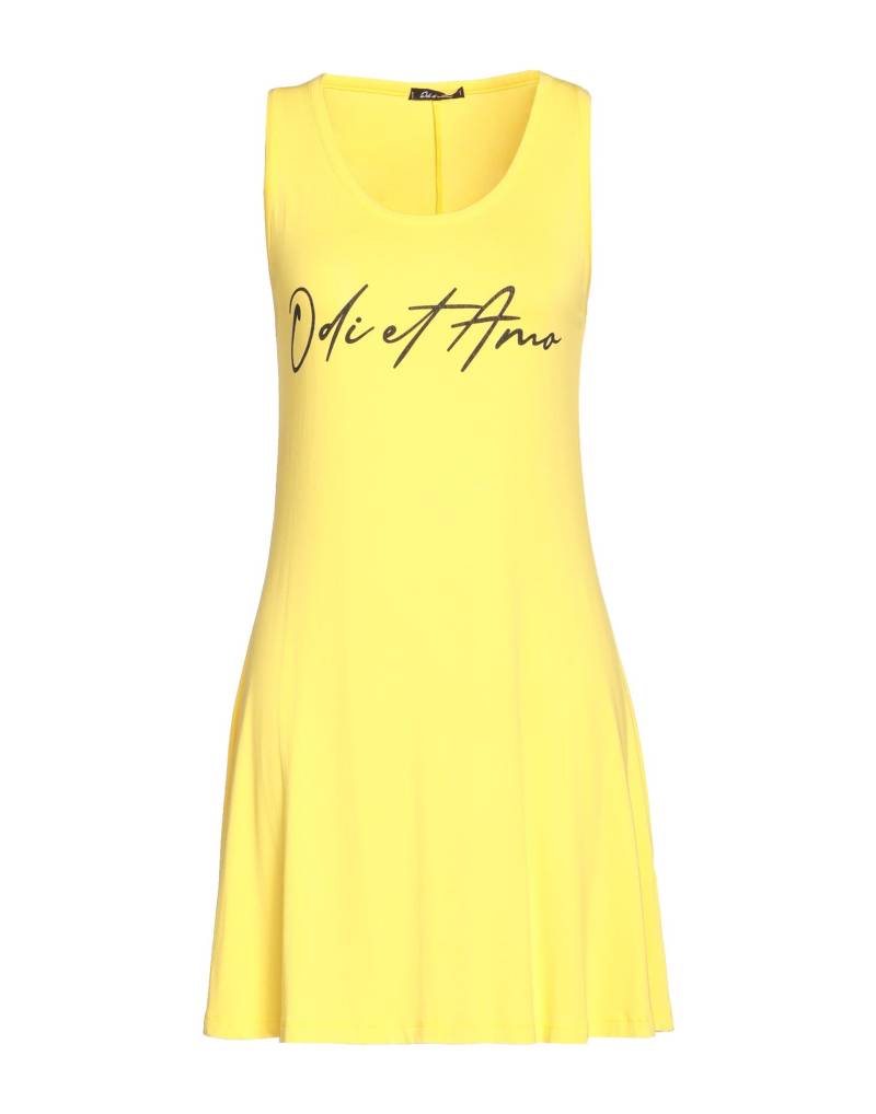 ODI ET AMO Mini-kleid Damen Gelb von ODI ET AMO