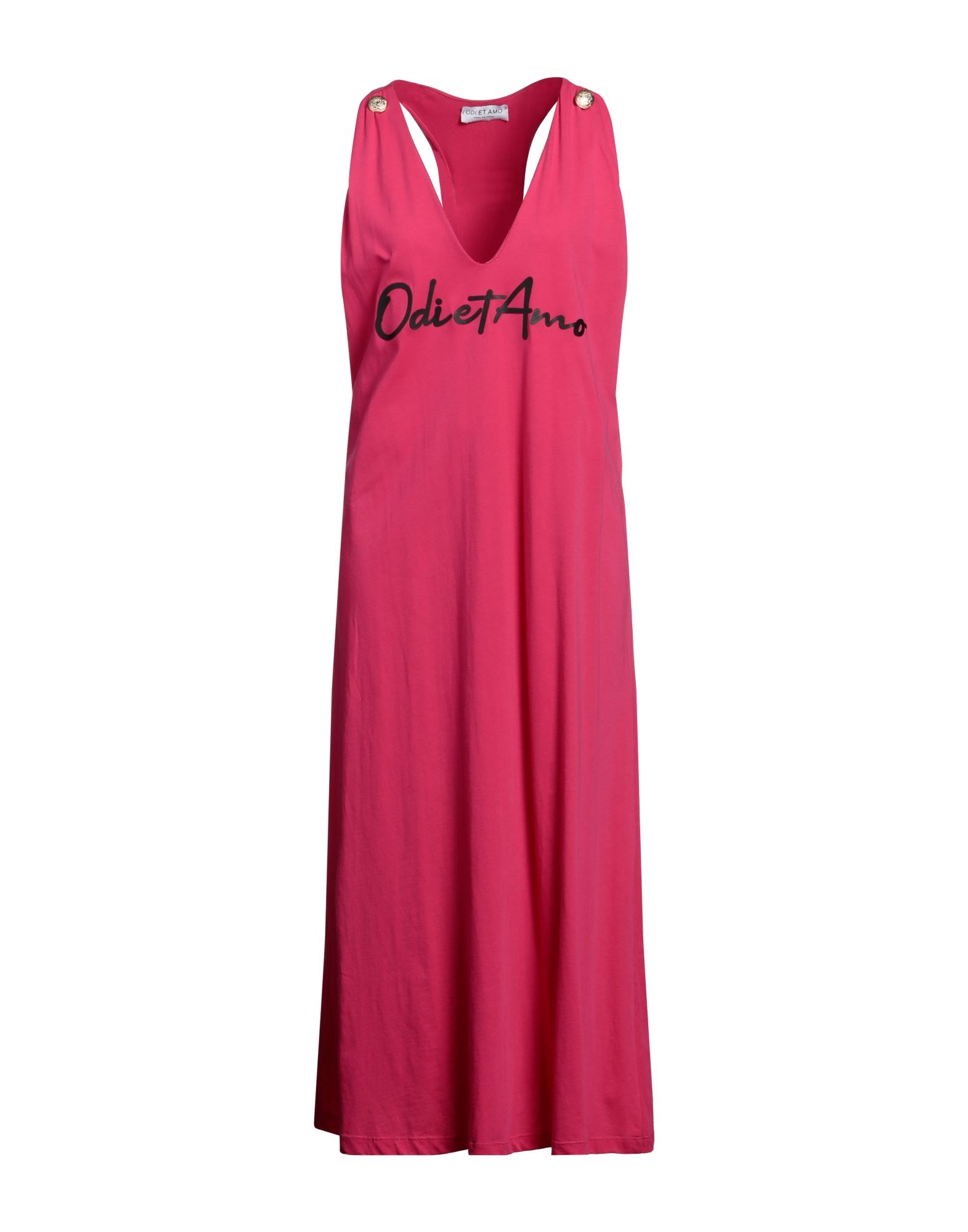 ODI ET AMO Midi-kleid Damen Fuchsia von ODI ET AMO