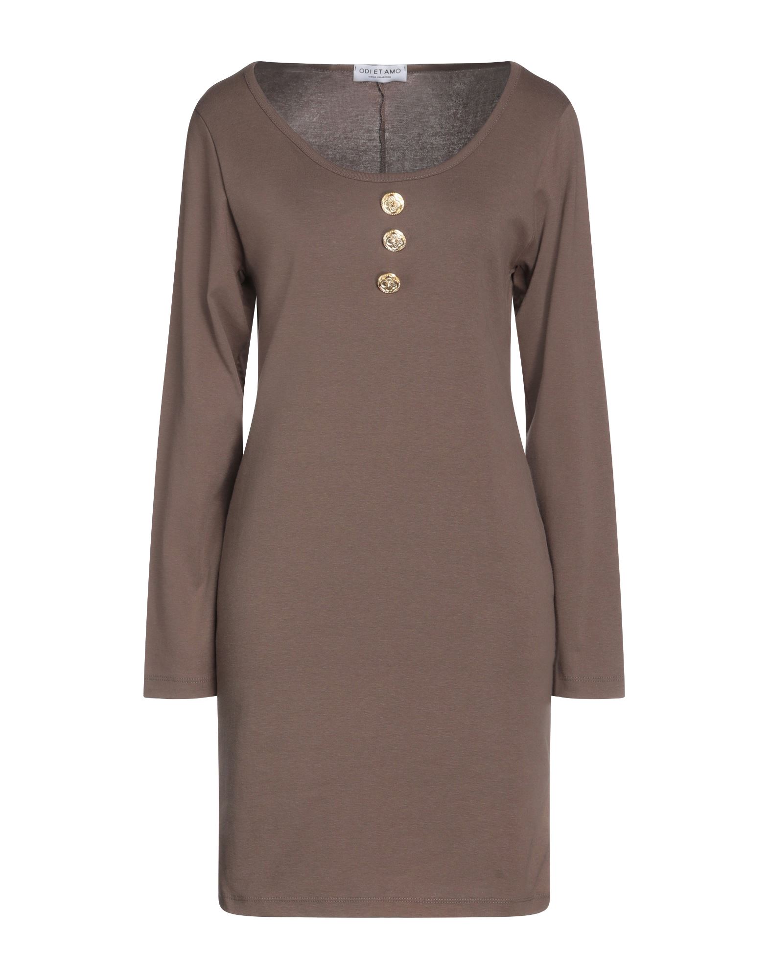 ODI ET AMO Midi-kleid Damen Khaki von ODI ET AMO