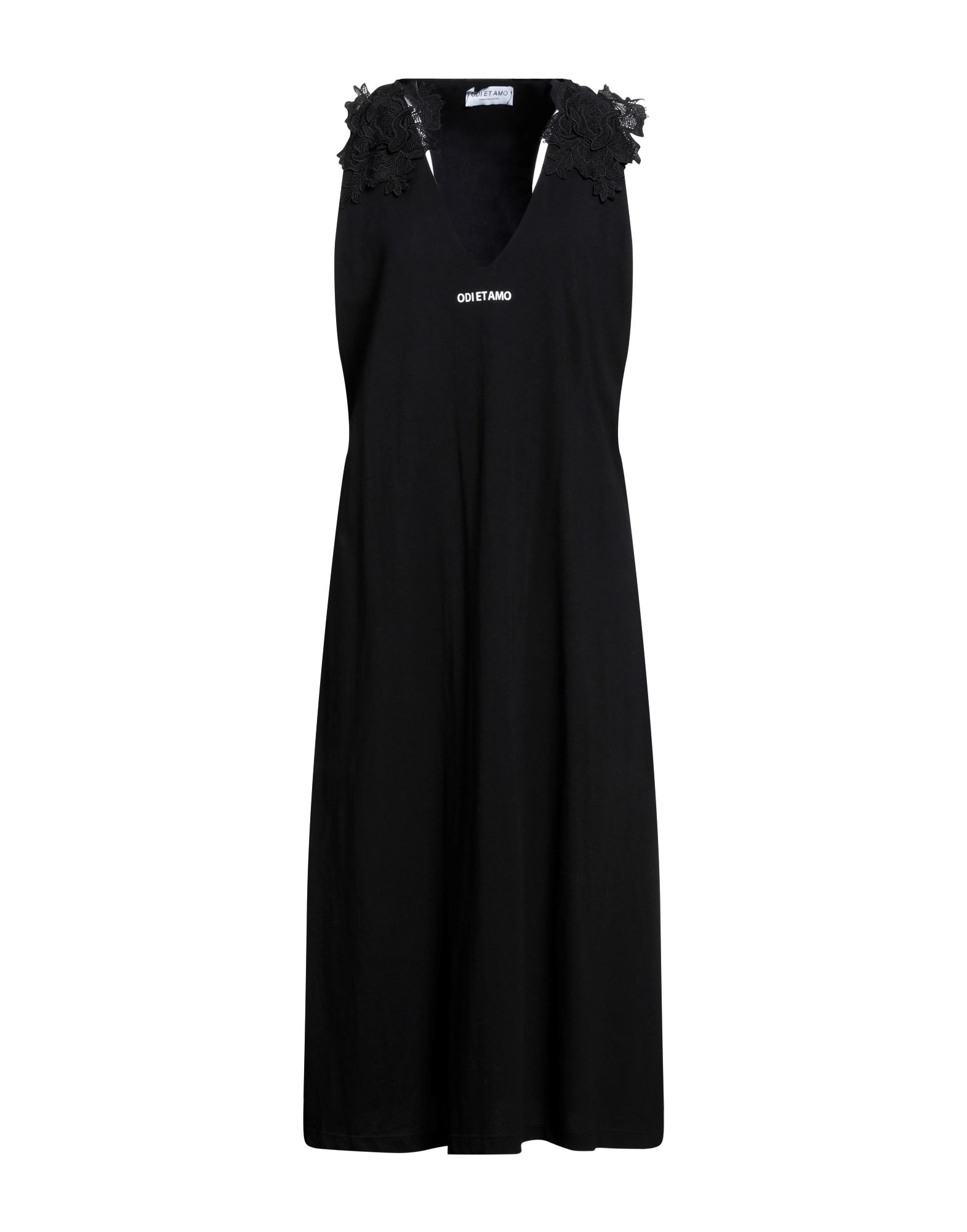 ODI ET AMO Midi-kleid Damen Schwarz von ODI ET AMO