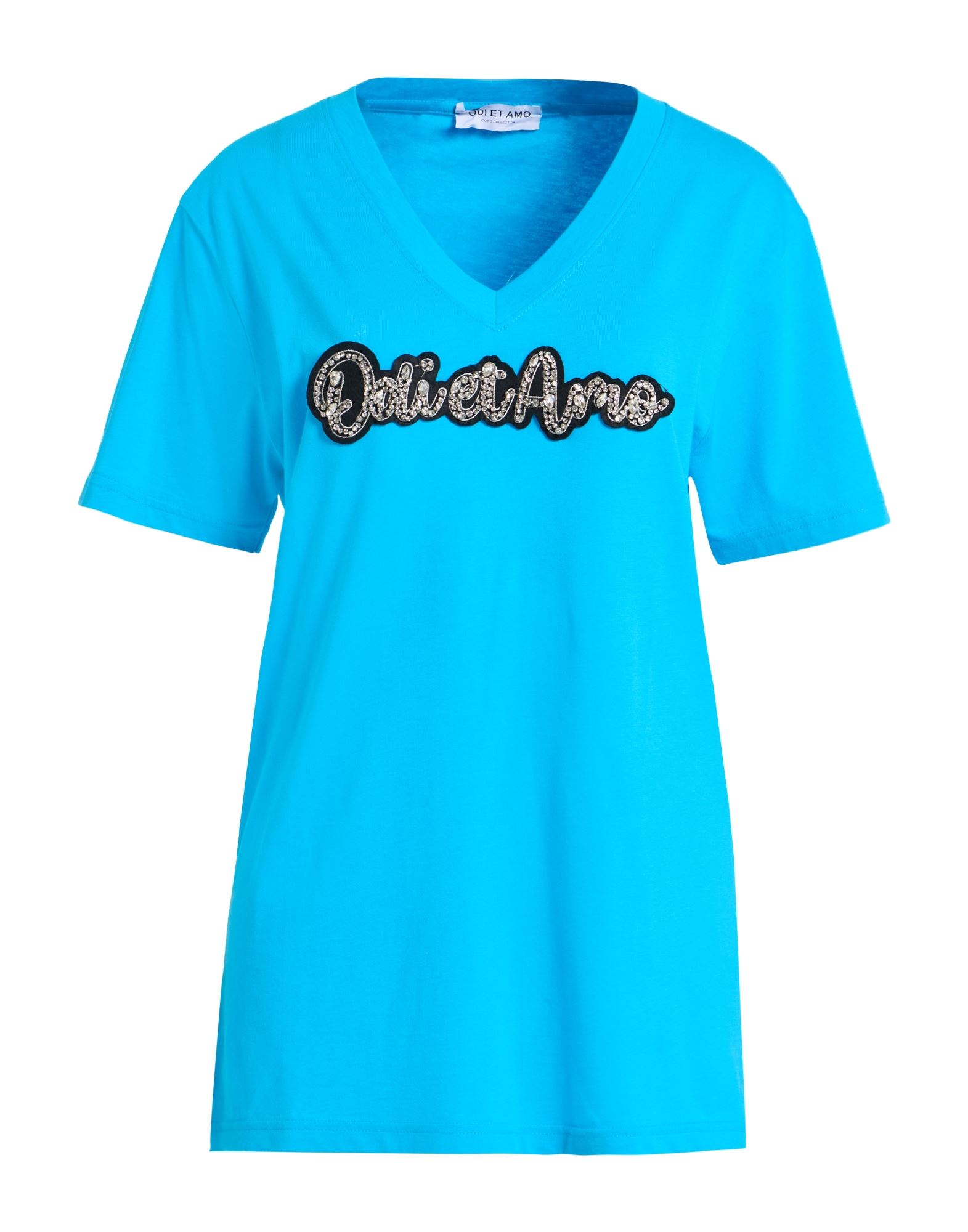 ODI ET AMO T-shirts Damen Azurblau ODI ET AMO T-shirts Damen Azurblau von ODI ET AMO