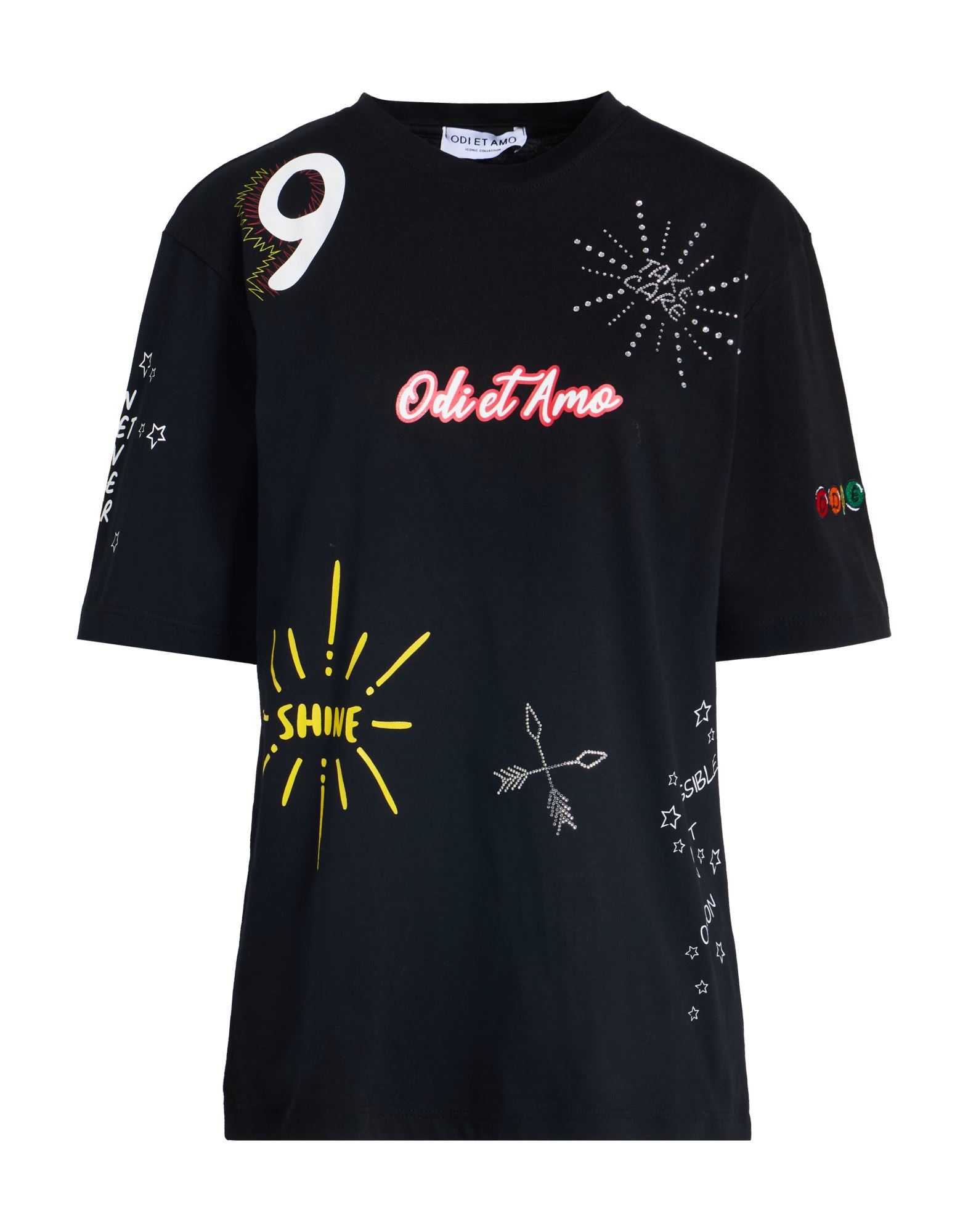 ODI ET AMO T-shirts Damen Schwarz von ODI ET AMO