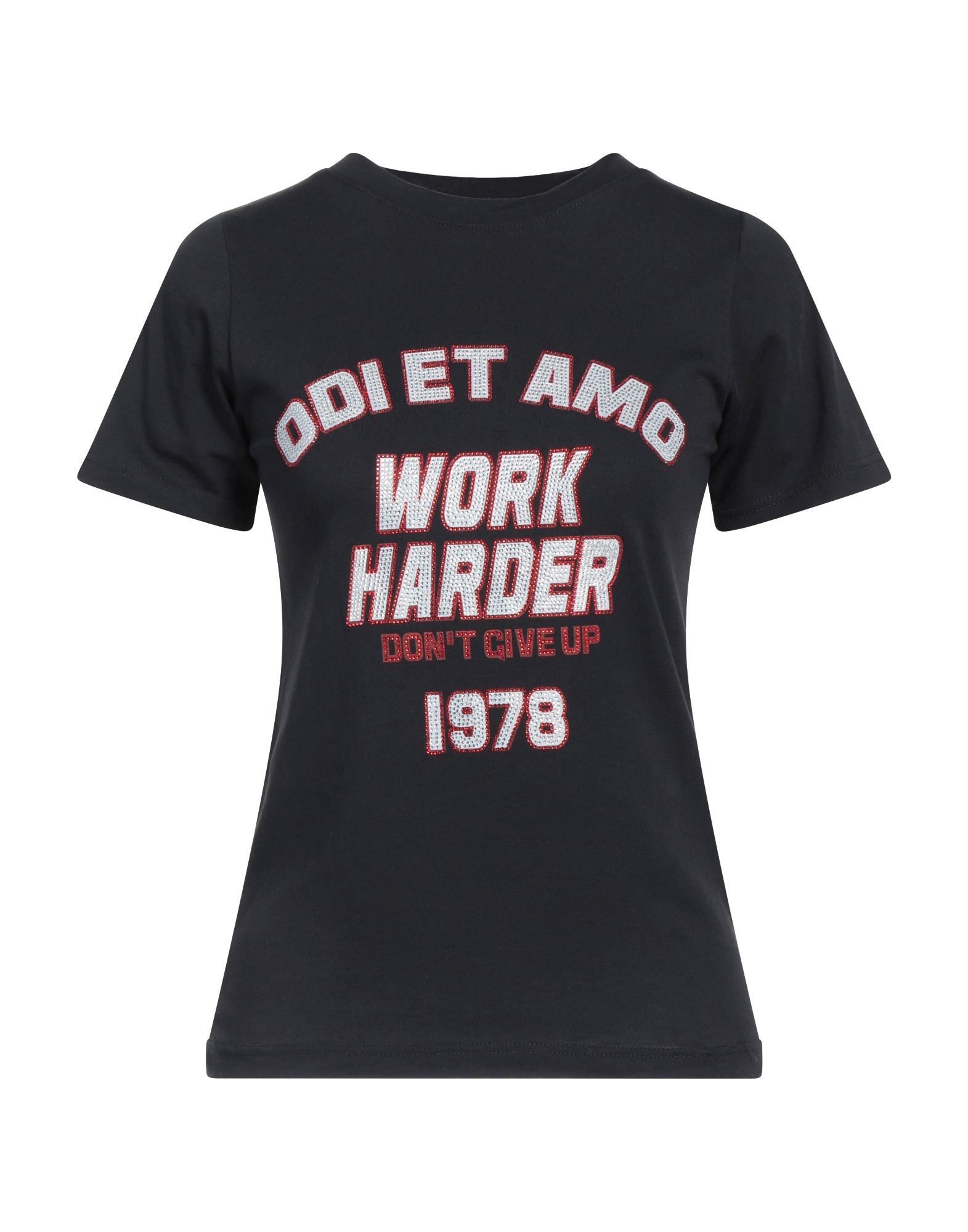 ODI ET AMO T-shirts Damen Schwarz von ODI ET AMO