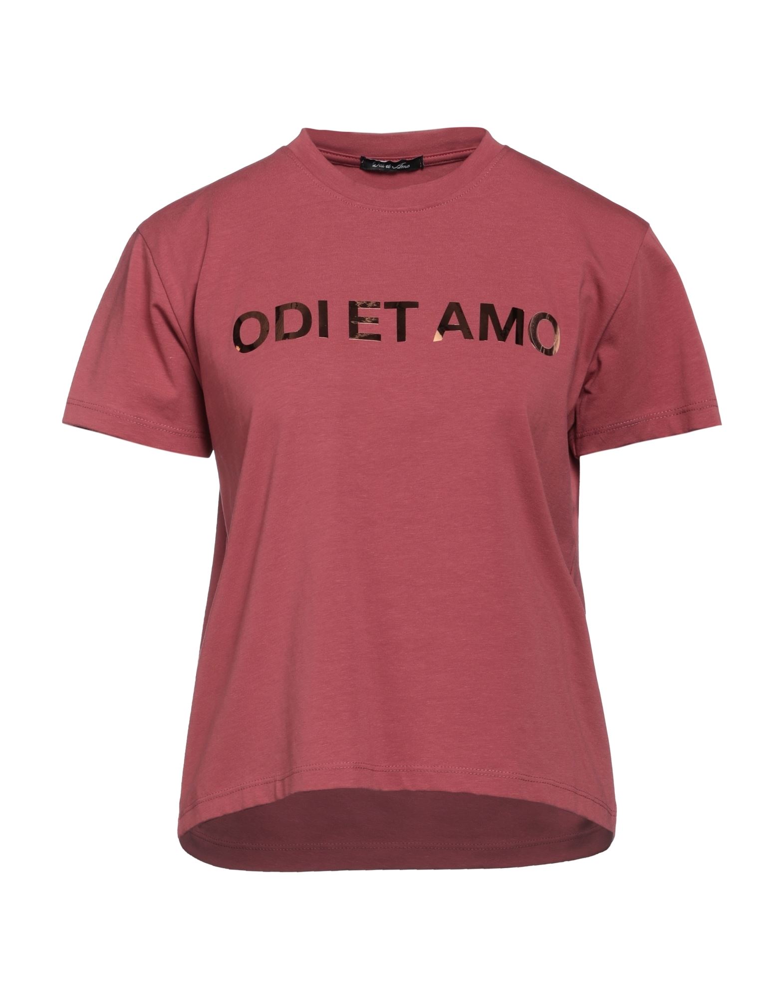 ODI ET AMO T-shirts Damen Ziegelrot von ODI ET AMO