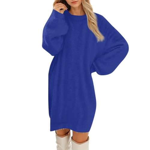 ODJOY-FAN Pullover Kleid Damen Herbst Winter Warm Pulloverkleid Plüsch Sweatkleid Lang Kleider Longpullover Freizeitkleid Dress Langarm Sweatshirt Freizeitkleid Herbst Winter ODJOY-FAN Pullover Kleid Damen Herbst Winter Warm Pulloverkleid Plüsch Sweatkleid Lang Kleider Longpullover Freizeitkleid Dress Langarm Sweatshirt Freizeitkleid Herbst Winter von ODJOY-FAN