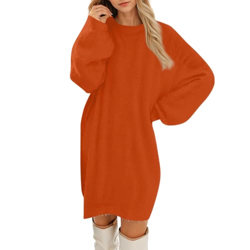 ODJOY-FAN Pullover Kleid Damen Herbst Winter Warm Pulloverkleid Plüsch Sweatkleid Lang Kleider Longpullover Freizeitkleid Dress Langarm Sweatshirt Freizeitkleid Herbst Winter ODJOY-FAN Pullover Kleid Damen Herbst Winter Warm Pulloverkleid Plüsch Sweatkleid Lang Kleider Longpullover Freizeitkleid Dress Langarm Sweatshirt Freizeitkleid Herbst Winter von ODJOY-FAN