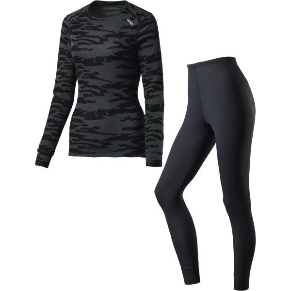 ODLO Damen Wäsche-Set Warm Camouflage von Odlo