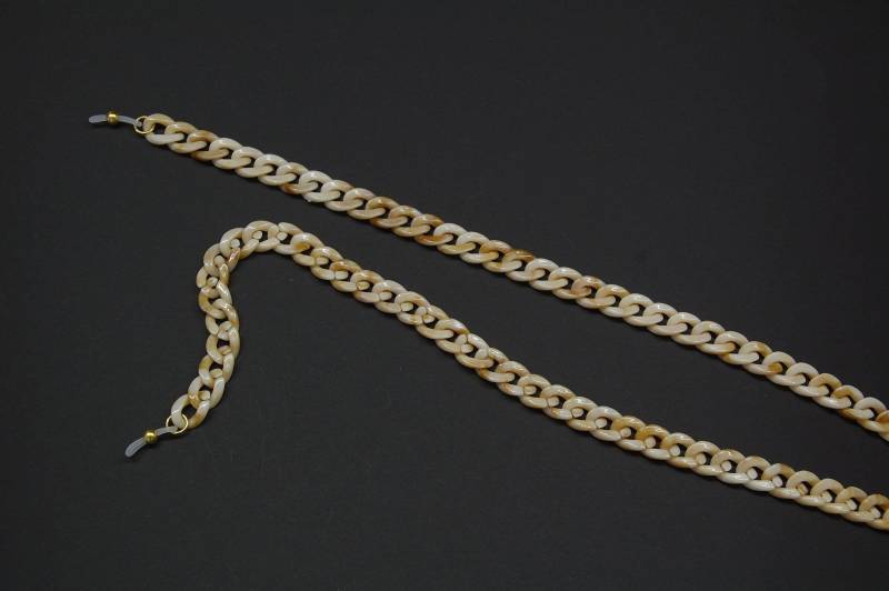 Acryl Brillenkette Beige | Natur von ODMOMANI
