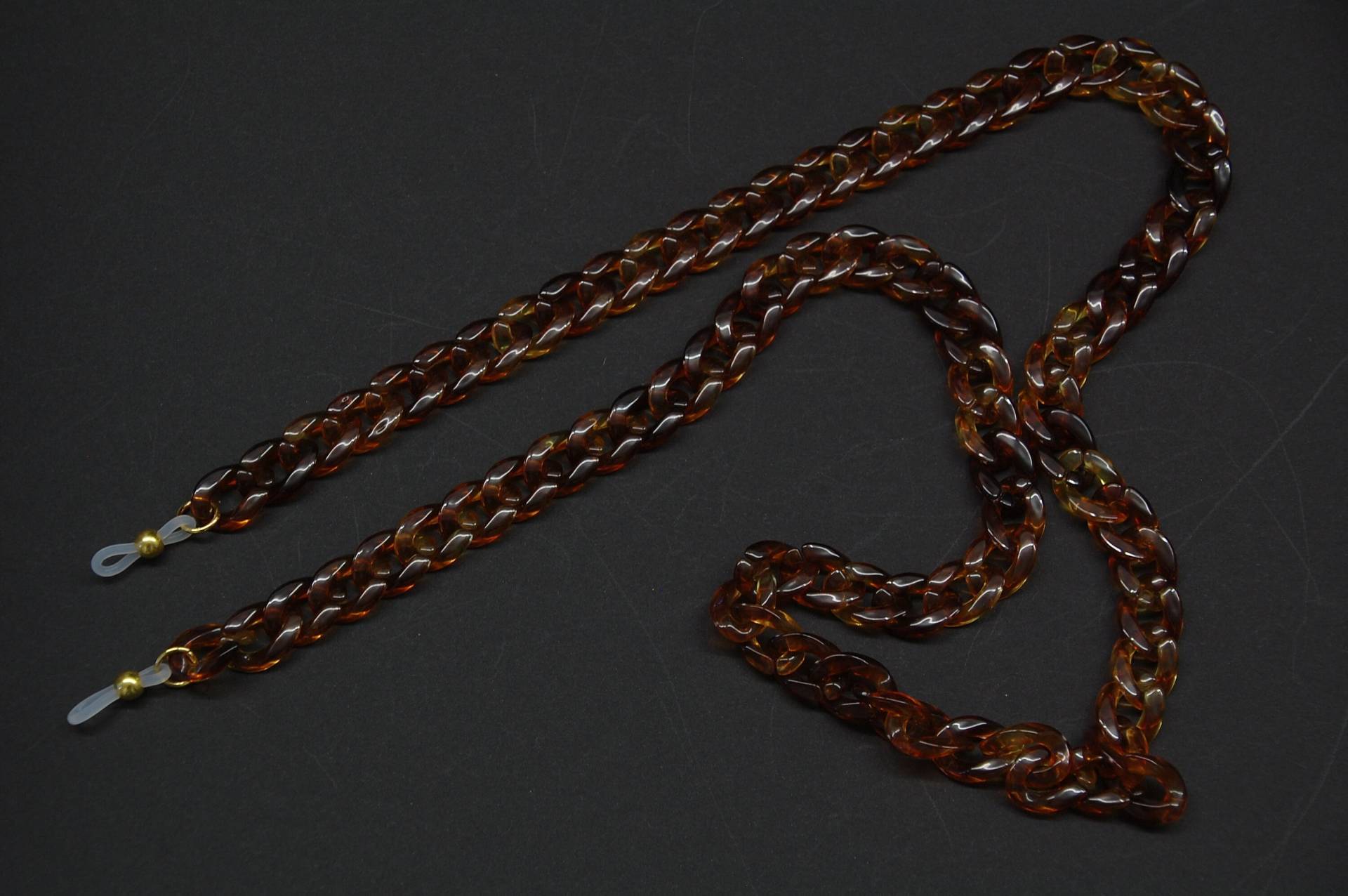 Acryl Brillenkette Braun von ODMOMANI