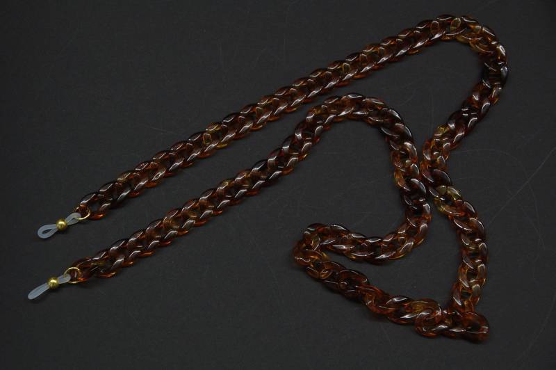 Acryl Brillenkette Braun von ODMOMANI