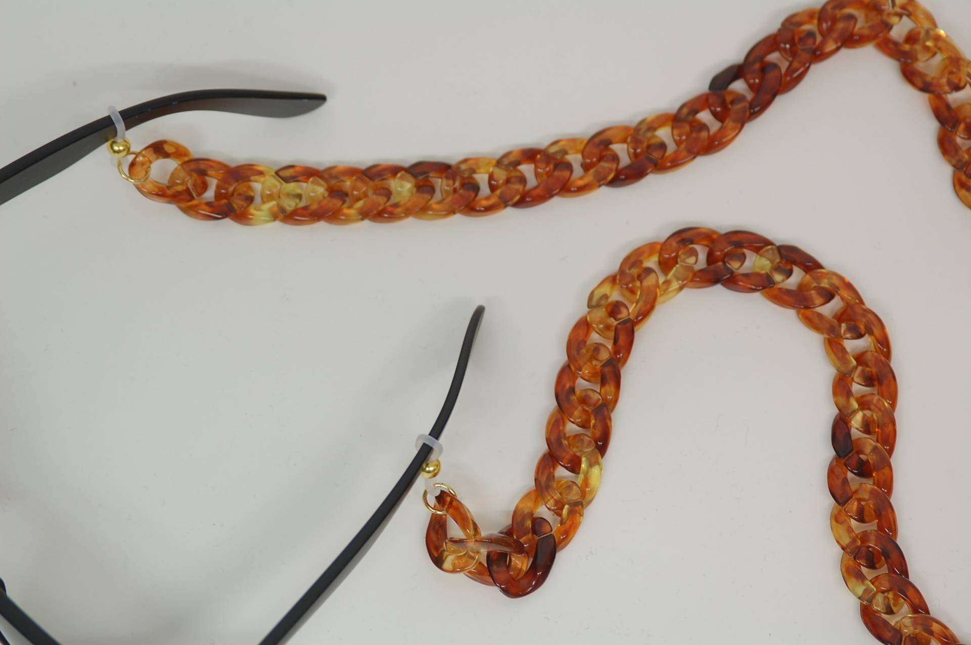 Acryl Brillenkette Hellbraun von ODMOMANI