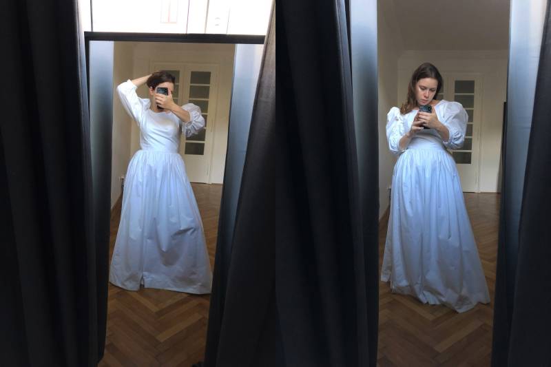 Vintage Laura Ashley 80Er Jahre Weißes Baumwoll Kleid Uk12-14 | Brautkleid Aus Baumwolle Elfenbein Maxi Off White Prinzessinenkleid Ballkleid Vintage Laura Ashley 80Er Jahre Weißes Baumwoll Kleid Uk12-14 | Brautkleid Aus Baumwolle Elfenbein Maxi Off White Prinzessinenkleid Ballkleid von ODanubeVintage