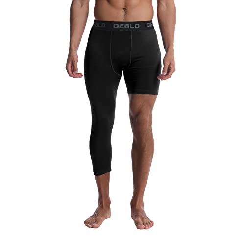 OEBLD Single Leg 3/4 Compression Tights Unisex Sport Kompressionshose One Leg Basketball Leg Sleeves, Schwarz-links-kurz, X-Groß OEBLD Single Leg 3/4 Compression Tights Unisex Sport Kompressionshose One Leg Basketball Leg Sleeves, Schwarz-links-kurz, X-Groß von OEBLD