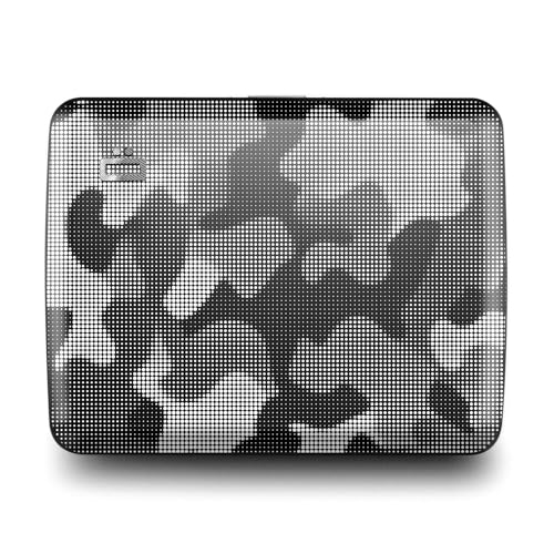 Aluminium Geldbörse, Große Kapazität mit Metallverschluss, RFID Schutz vor Betrug und Entmagnetisierung, Modell Smart Case Oslo Large von ÖGON -DESIGNS-