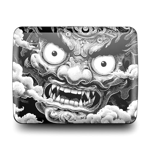 Aluminium Geldbörse, Große Kapazität mit Metallverschluss, RFID Schutz vor Betrug und Entmagnetisierung, Modell Smart Case Oslo Large von ÖGON -DESIGNS-