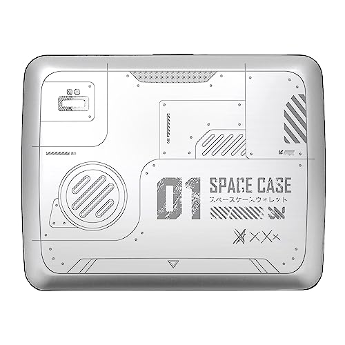OGON Aluminium Geldbörse Smart Case V2 Large - Fach für Münzen und Banknoten - RFID Schutz Kartenhalter - Kapazität 10 Karten und Banknoten von ÖGON -DESIGNS-