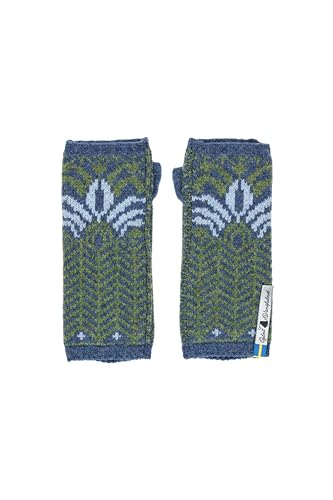 ÖJBRO VANTFABRIK Armstulpen Pulswärmer Damen 100% Merinowolle fingerlose Handschuhe Strick-Stulpen warm weich Armstrumpf aus Schweden von ÖJBRO VANTFABRIK