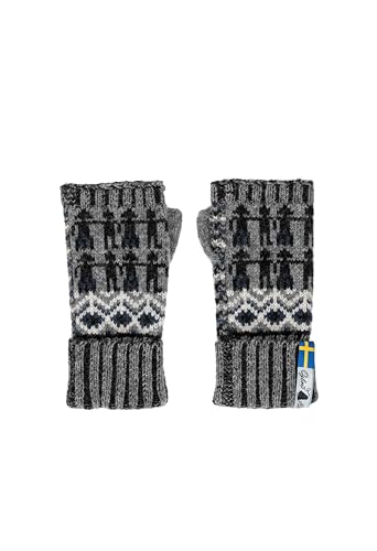 ÖJBRO VANTFABRIK Armstulpen Pulswärmer Damen 100% Merinowolle fingerlose Handschuhe Strick-Stulpen warm weich Armstrumpf aus Schweden von ÖJBRO VANTFABRIK