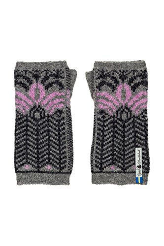 ÖJBRO VANTFABRIK Armstulpen Pulswärmer Damen 100% Merinowolle fingerlose Handschuhe Strick-Stulpen warm weich Armstrumpf aus Schweden von ÖJBRO VANTFABRIK