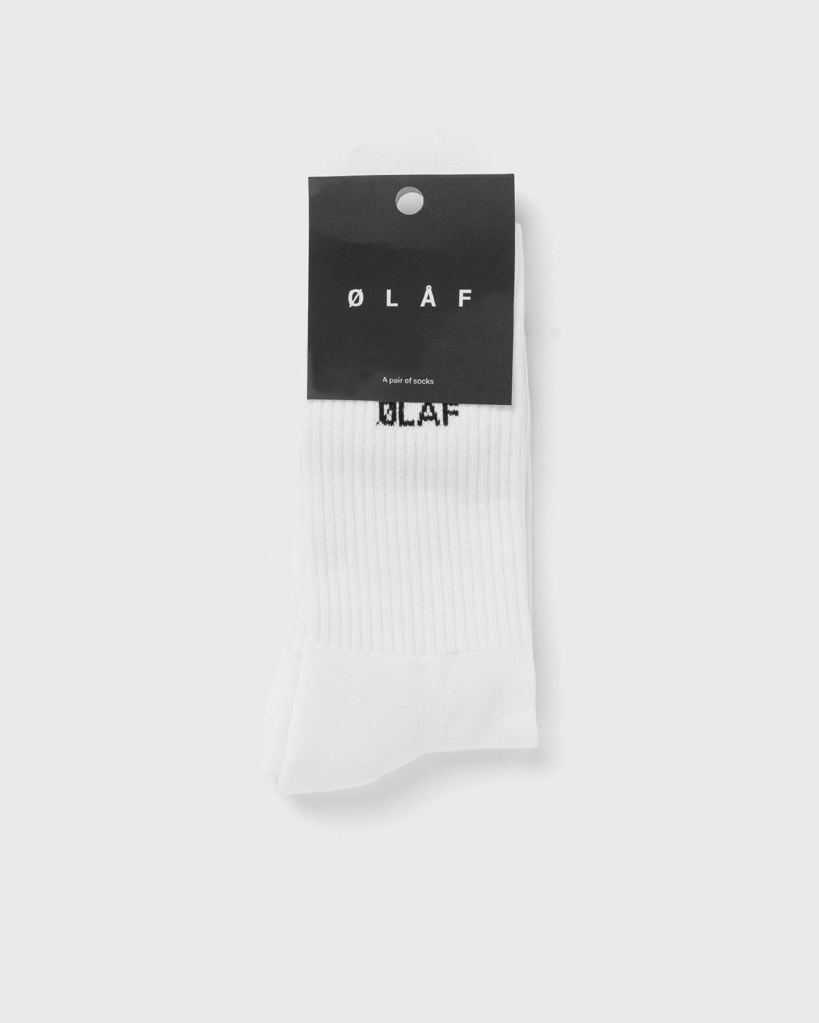 ØLÅF MINI LOGO SOCKS men Socks white in Größe:ONE SIZE von ØLÅF