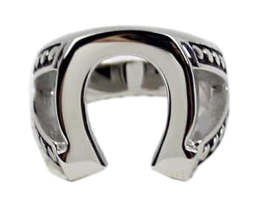 OEM Begründete Hufeisen Ring Marschall Raylan TV Requisiten Replik Edelstahl (US 9) von OEM