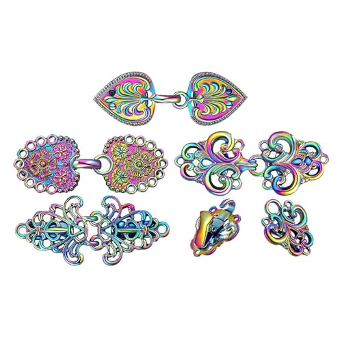 4 x Pullover Schal Ente Mund Clips Umhang Verschlüsse für Mädchen Cardigan Umhang Gold, Mehrere, Kunststoff, Siehe Beschreibung von OEUVREBY