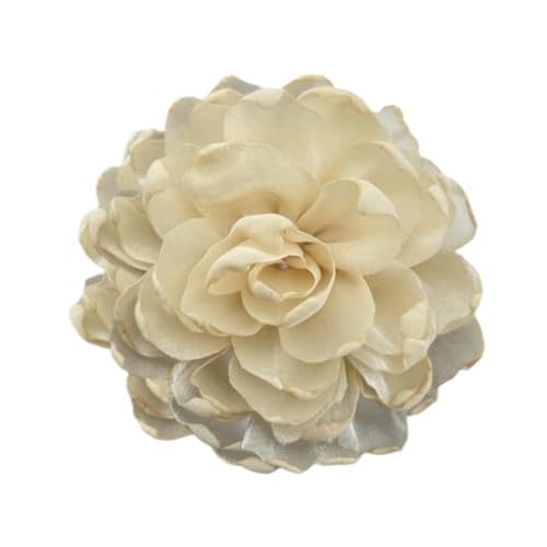 Blumenbrosche, groß, für Damen, elegante Anstecknadel für Tanz, Bankett, Anzug, grau, 10 cm, Kunststoff, Siehe Beschreibung Blumenbrosche, groß, für Damen, elegante Anstecknadel für Tanz, Bankett, Anzug, grau, 10 cm, Kunststoff, Siehe Beschreibung von OEUVREBY