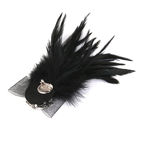 Damen-Brosche mit Federn, Strass, Kristall, Brosche, Anstecknadel, Kostüm, Kostümparty, Party Damen-Brosche mit Federn, Strass, Kristall, Brosche, Anstecknadel, Kostüm, Kostümparty, Party von OEUVREBY