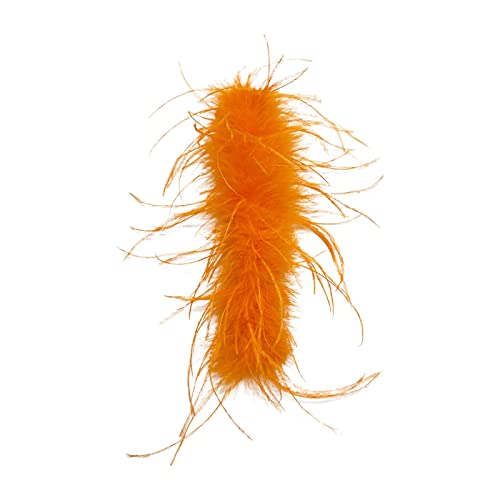 OEUVREBY Slap Armbänder Zubehör Feder Haarband Fußkettchen Armband Manschette Ärmel Weiß, 24 cmx3 cm, Polyester von OEUVREBY