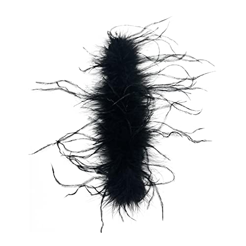 OEUVREBY Slap Armbänder Zubehör Feder Haarband Fußkettchen Armband Manschette Ärmel Weiß, 24 cmx3 cm, Polyester von OEUVREBY