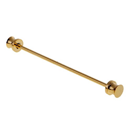 Skinny Pin Barbell Gentleman Kragen Krawattenklammer Verschluss Bar Krawattennadel Gold von OEUVREBY