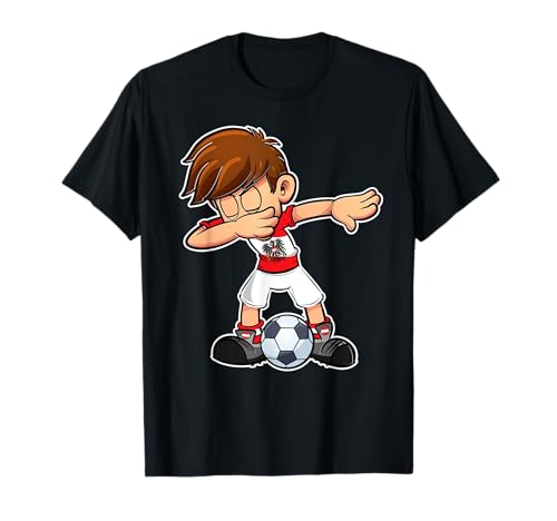 Österreich Austria Dabbing Fußball Junge Trikot Kinder Fan T-Shirt Österreich Austria Dabbing Fußball Junge Trikot Kinder Fan T-Shirt von Österreich Flagge Dabbing Trikot für Kinder