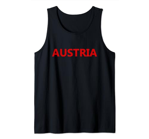 Österreich Fahne Herren Austria Flag Damen Kinder Österreich Tank Top von Österreich Flagge Frauen Österreich Deko Männer