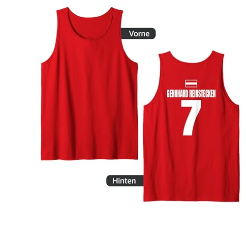 Herren Mallorca Sauf Trikot Österreich, Gernhard Reinstecken Tank Top von Österreichische Mallorca Sauf Trikot Designs