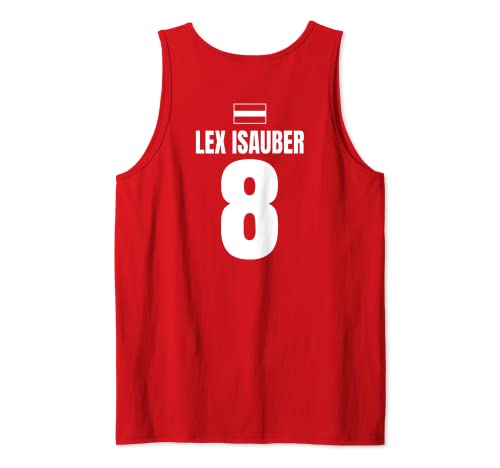 Herren Mallorca Sauf Trikot Österreich, Lex Isauber Tank Top von Österreichische Mallorca Sauf Trikot Designs