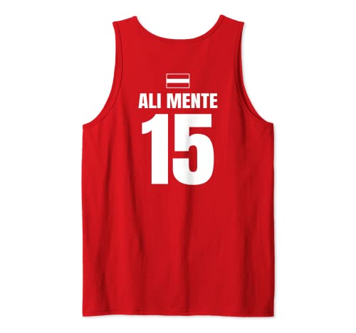 Herren Mallorca Sauf Trikot Österreich, Ali Mente Tank Top von Österreichische Mallorca Sauf Trikot Designs