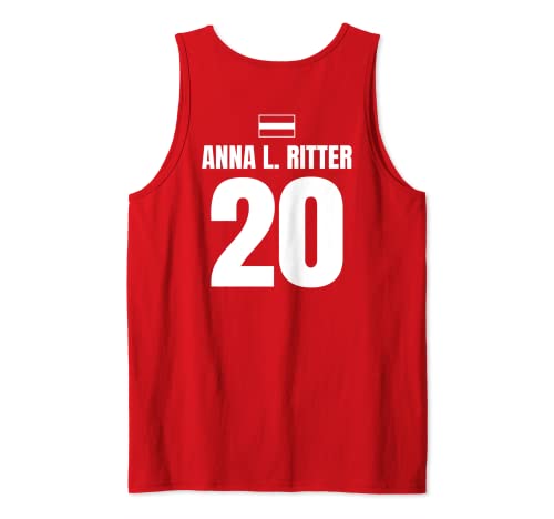 Herren Mallorca Sauf Trikot Österreich, Anna L. Ritter Tank Top von Österreichische Mallorca Sauf Trikot Designs