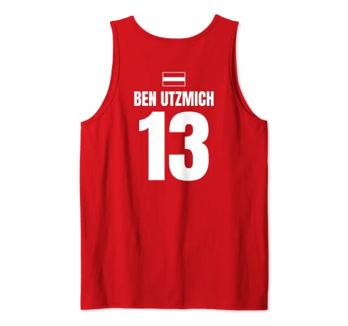 Herren Mallorca Sauf Trikot Österreich, Ben Utzmich Tank Top von Österreichische Mallorca Sauf Trikot Designs