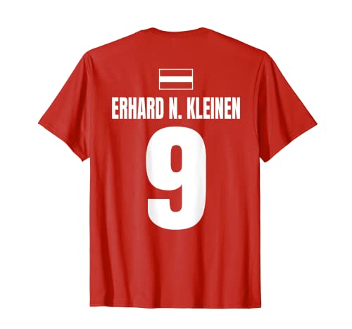 Herren Mallorca Sauf Trikot Österreich, Erhard N. Kleinen T-Shirt von Österreichische Mallorca Sauf Trikot Designs