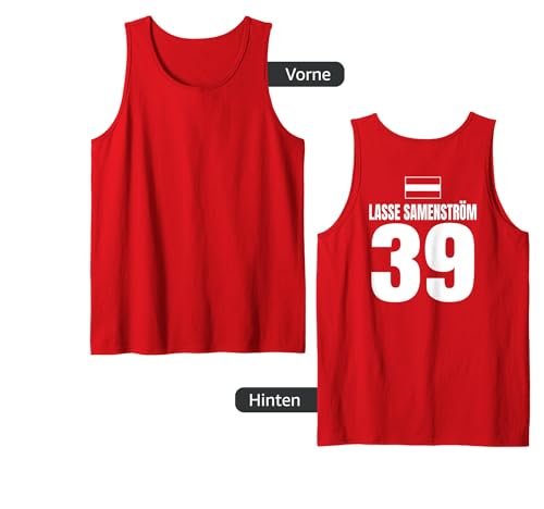 Herren Mallorca Sauf Trikot Österreich, Lasse Samenström Tank Top von Österreichische Mallorca Sauf Trikot Designs