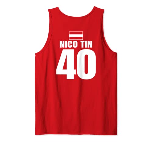 Herren Mallorca Sauf Trikot Österreich, Nico Tin Tank Top von Österreichische Mallorca Sauf Trikot Designs