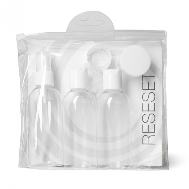 Travel Set with empty bottles and jars von Others