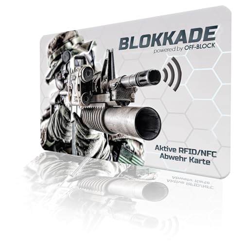 BLOKKADE Off-Block Aktive RFID/NFC Blocking Card Motiv “Rebel Hunter One” Collectors Edition Neueste Generation Schutz vor Datendiebstahl Kein Fremdauslesen by Michael G. BLOKKADE Off-Block Aktive RFID/NFC Blocking Card Motiv “Rebel Hunter One” Collectors Edition Neueste Generation Schutz vor Datendiebstahl Kein Fremdauslesen by Michael G. von OFF-Products