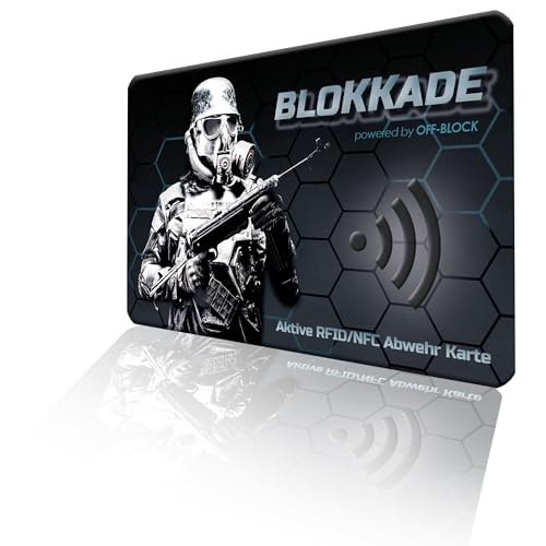 BLOKKADE Off-Block Aktive RFID/NFC Blocking Card Motiv Stormtrooper Collectors Edition Neueste Generation Schutz vor Datendiebstahl Kein Fremdauslesen by Michael G. BLOKKADE Off-Block Aktive RFID/NFC Blocking Card Motiv Stormtrooper Collectors Edition Neueste Generation Schutz vor Datendiebstahl Kein Fremdauslesen by Michael G. von OFF-Products